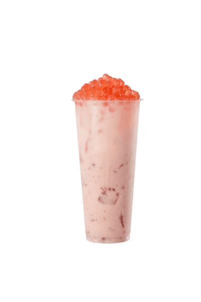Strawberry Green Milk Tea