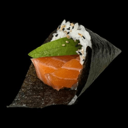 Sake handroll
