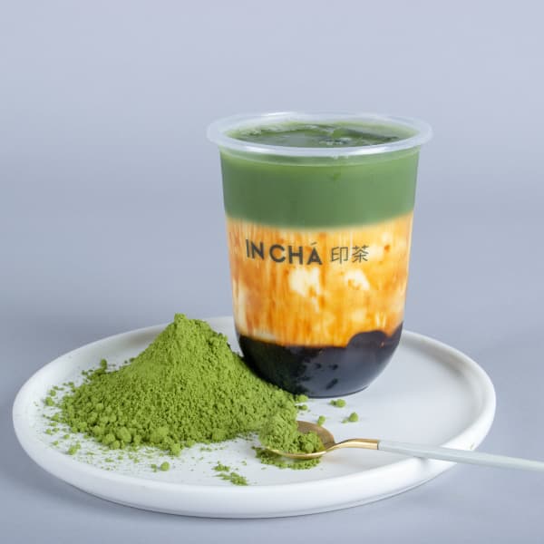 Brown Sugar Matcha Milk Tea