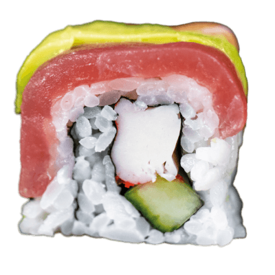 Rainbow roll ( 8 st. )